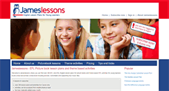 Desktop Screenshot of jameslessons.com